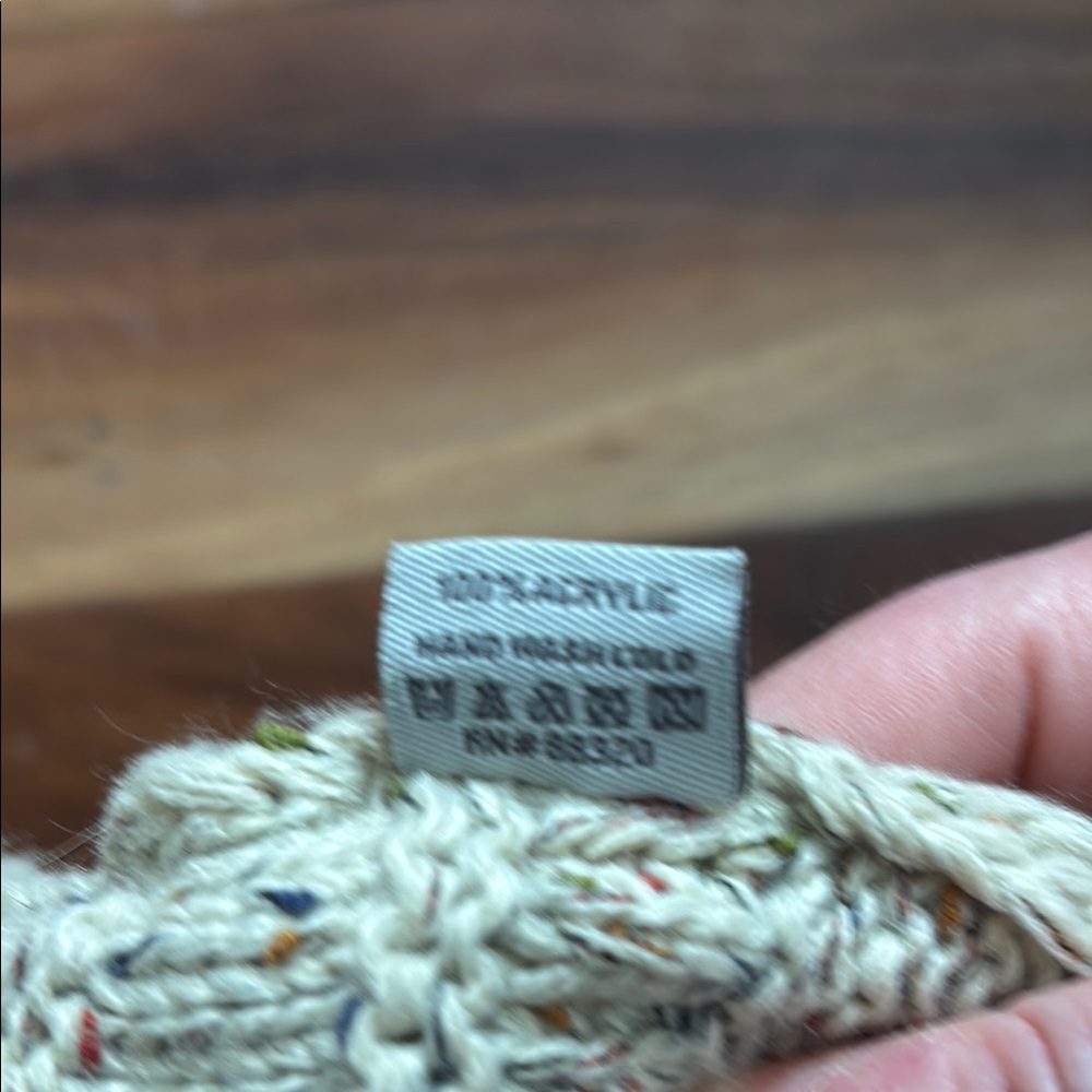 C.C Cream Knit Beanie - Picture 3 of 4